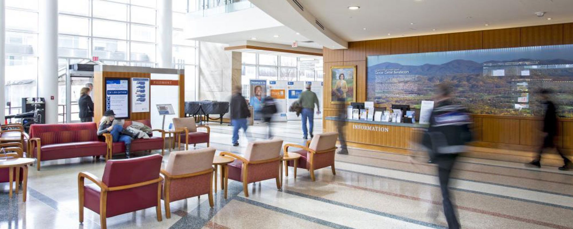 Couric Cancer Center lobby UVA