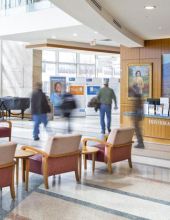 Couric Cancer Center lobby UVA