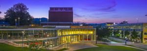 UVA Culbreth Hall at night